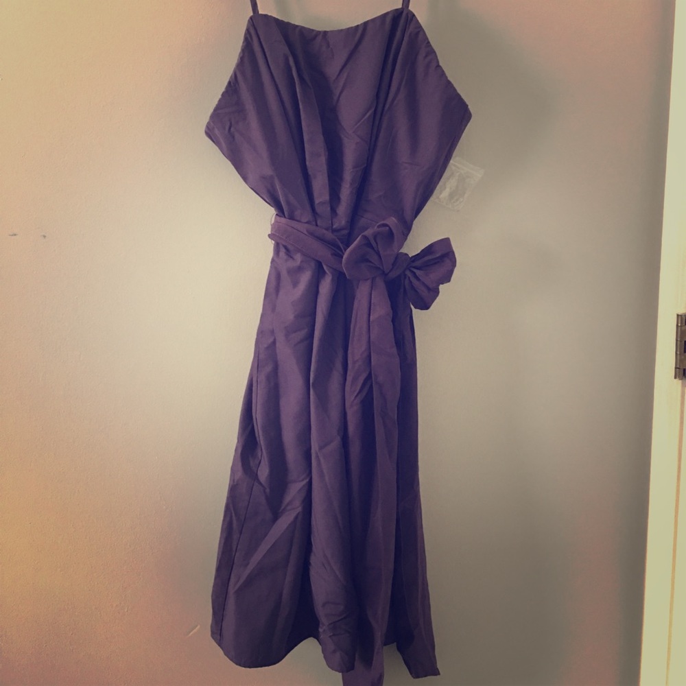 Tevolio Plum Sweetheart Dress
